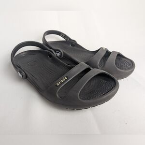 Crocs Women Sandals Size 5 Color Black